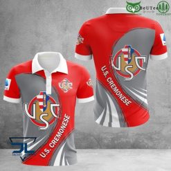 US Cremonese Grey Red Polo Shirt