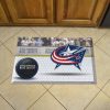 NHL Columbus Blue Jackets Scrapper Rubber Doormat