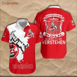 1. FC Köln Red Hawaiian Shirt