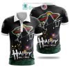 NHL Minnesota Wild Black Green Happy Halloween Polo Shirt