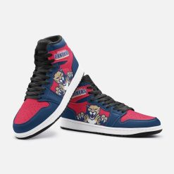 NHL Florida Panthers Red Blue Air Jordan 1 High Sneakers V2 - Image 2