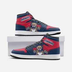 NHL Florida Panthers Red Blue Air Jordan 1 High Sneakers V2