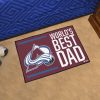 NHL Colorado Avalanche World’s Best Dad Rubber Doormat