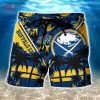 NHL Buffalo Sabres Coconut Tree Men Beach Shorts V2