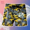 NHL Nashville Predators Blessed Obsessed Men Beach Shorts