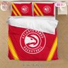 NBA Atlanta Hawks Red Yellow Bedding Set