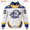 NHL Buffalo Sabres Custom Name Number Retro Concepts Jersey Zip Up Hoodie