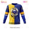 NHL Buffalo Sabres Custom Name Number Gold Blue Grateful Dead Sweatshirt