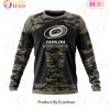 NHL Carolina Hurricanes Custom Name Number Black Camo Sweatshirt