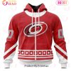 NHL Carolina Hurricanes Custom Name Number Retro Concepts Jersey Zip Up Hoodie