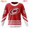 NHL Carolina Hurricanes Custom Name Number Retro Concepts Jersey Sweatshirt