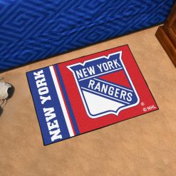 NHL New York Rangers Big Logo Rubber Doormat