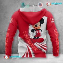 Alternative view of 1. FSV Mainz 05 Custom Name Mickey Pullover Hoodie
