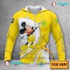 FC Nantes Custom Name Mickey Zip Up Hoodie