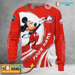 LOSC Lille Custom Name Mickey Sweatshirt
