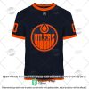 NHL Edmonton Oilers Custom Name Number 2022 Alternate Jersey T-Shirt