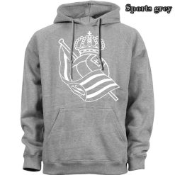 Real Sociedad Sports Grey Pullover Hoodie