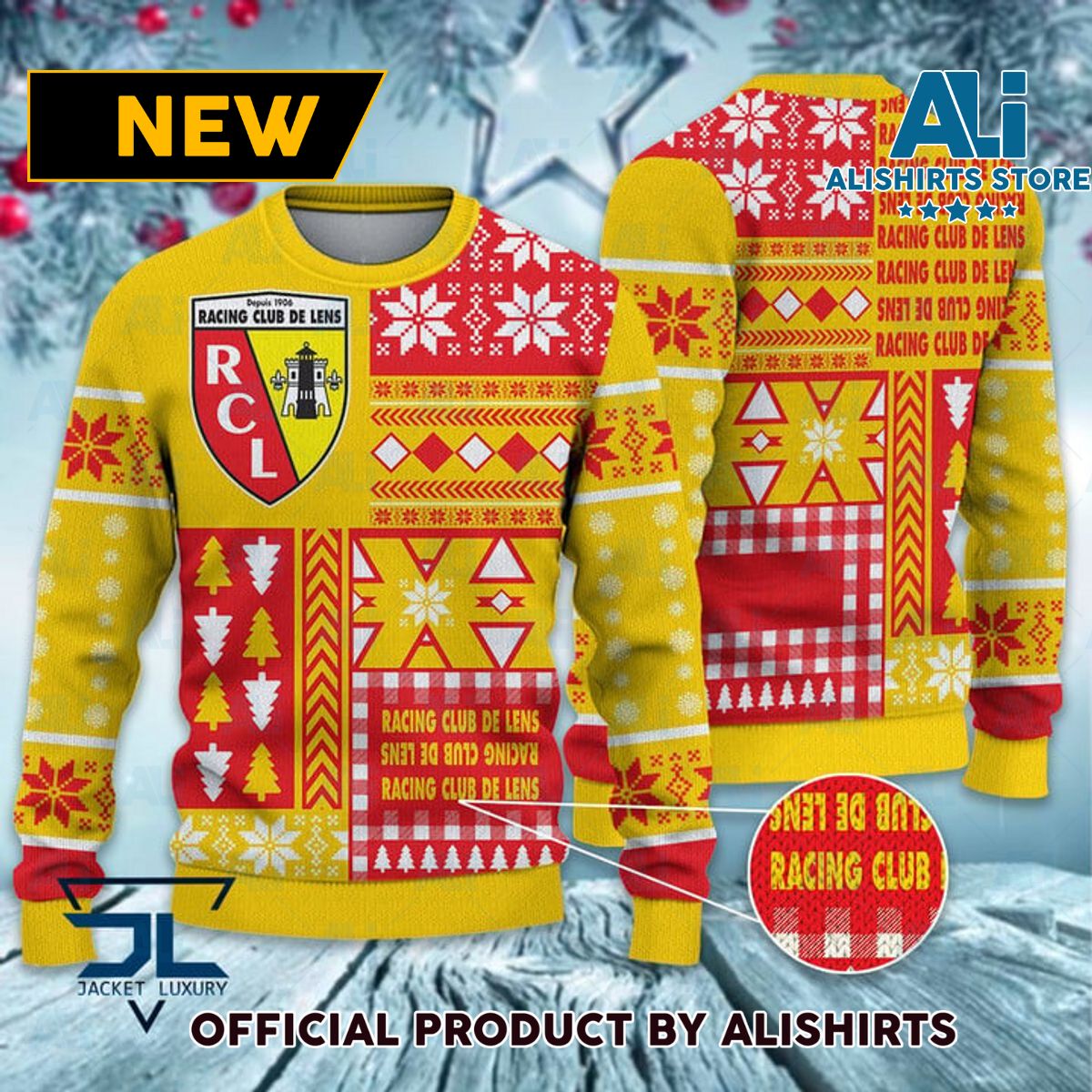 RC Lens Ugly Christmas Sweater