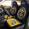 NBA Denver Nuggets Blue Yellow Car Seat Covers V2