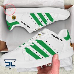 Rio Ave FC White Green Stripes Stan Smith Shoes