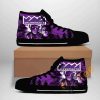 NBA Sacramento Kings Purple Halloween Night High Top Shoes