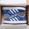 NBA Golden State Warriors Royal Blue White Stan Smith Shoes