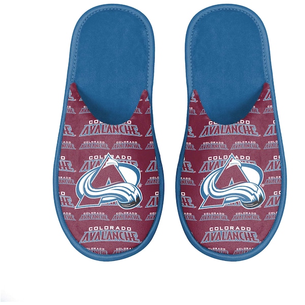 NHL Colorado Avalanche Logo In-House Slippers NHL Colorado Avalanche Logo In-House Slippers