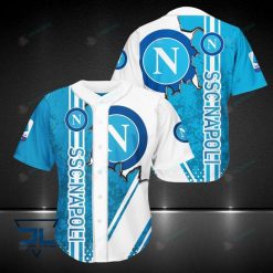 SSC Napoli White Blue Scratch Baseball Jersey