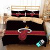 NBA Miami Heat Black Red Bedding Set