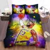 NBA Los Angeles Lakers Lebron James Dunk Painting No 23 Bedding Set