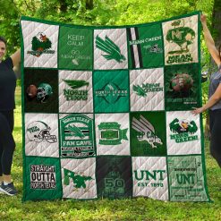 NCAA North Texas Mean Green Quilt Blanket