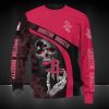 NBA Houston Rockets Red Black Skull Sweatshirt V10