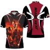 NBA Miami Heat Jimmy Butler No 22 Walk On Fire Polo Shirt