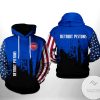 NBA Detroit Pistons US Flag Pullover Hoodie