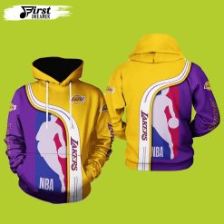 NBA Los Angeles Lakers Golden Purple HIghway Pullover Hoodie