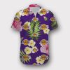 NBA Los Angeles Lakers Tropical Flowers Hawaiian Shirt