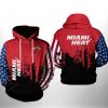 NBA Miami Heat US Flag Pullover Hoodie