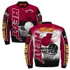 NBA Miami Heat Red Black Bomber Jacket
