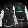 NCAA North Texas Mean Green Black White Baseball Jacket