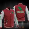 NCAA North Texas Mean Green Maroon White Baseball Jacket