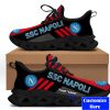 SSC Napoli Custom Name Black Red Max Soul Shoes