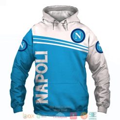 SSC Napoli White Blue Pullover Hoodie V12