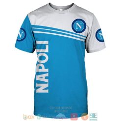 SSC Napoli White Blue T-Shirt V12