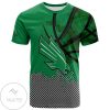 NCAA North Texas Mean Green Custom Name Number Net Grunge Pattern T-Shirt