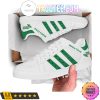 NCAA North Texas Mean Green White Stan Smith Shoes