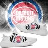 NBA Detroit Pistons White Scratch Yeezy Boost Sneakers