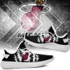 NBA Miami Heat Black Scratch Yeezy Boost Sneakers