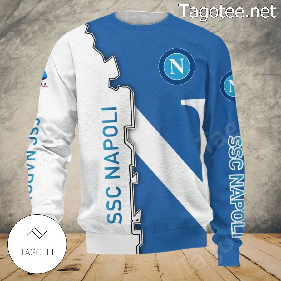 SSC Napoli White Blue Unisex Sweatshirt V15