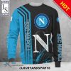 SSC Napoli Black Blue Sweatshirt V11