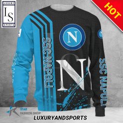 SSC Napoli Black Blue Sweatshirt V11
